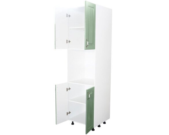 Soldat 60 cu 4 usi cu spatiu cuptor Zebra MDF verde drept